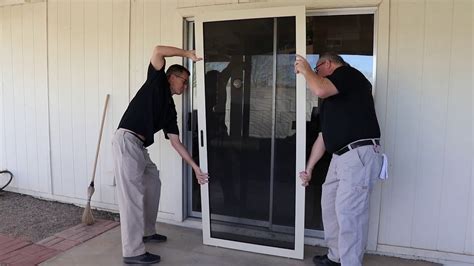 How To Install a Meshtec Heavy Duty Patio Screen Door - YouTube