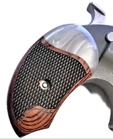 Bond Arms Derringer Premium XL Gun Grips Solid Wood & Pearl Accent ...