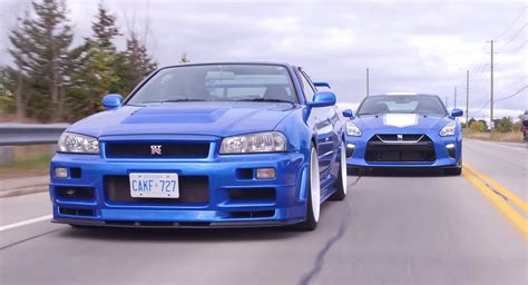 Can The Nissan R35 GT-R Hold Its Own Against The Mythical R34 GT-R V-Spec? | Carscoops
