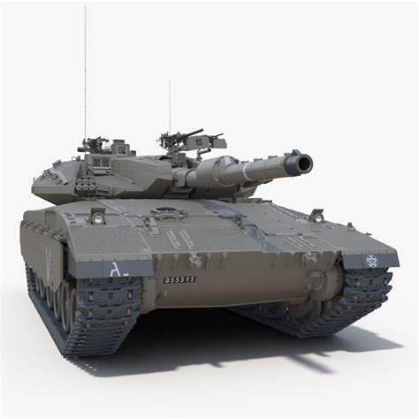 3d idf battle tank merkava