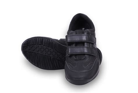 Unisex Black Velcro Shoes Champion100