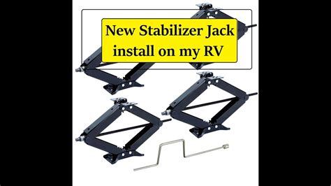 RV Stabilizer jack INSTALLATION and what to look for - YouTube