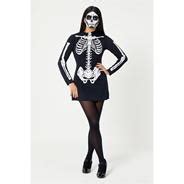 Character | Halloween Skeleton Tunic Dress | Black | House of Fraser