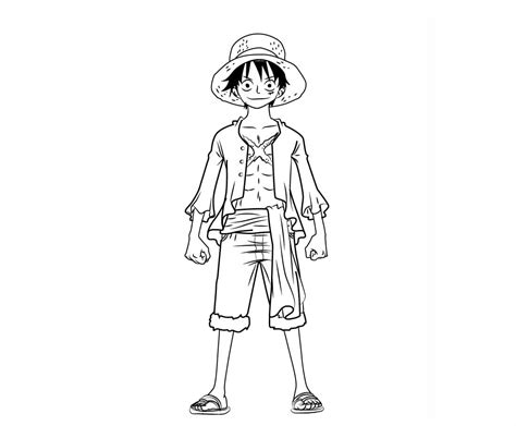 Good Luffy Coloring coloring page - Download, Print or Color Online for Free