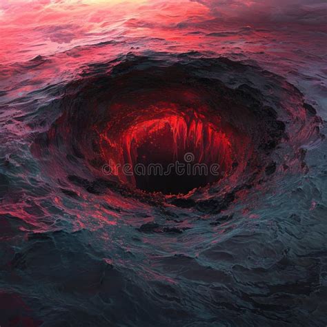 A black hole in water stock illustration. Illustration of cosmic ...