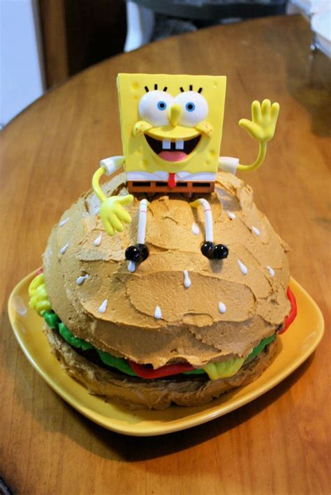 Spongebob Cake | Spongebob birthday cake, Spongebob cake, Spongebob party