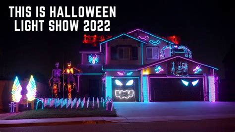 This is Halloween - Halloween Light Show House in Riverside, CA 2022 ...