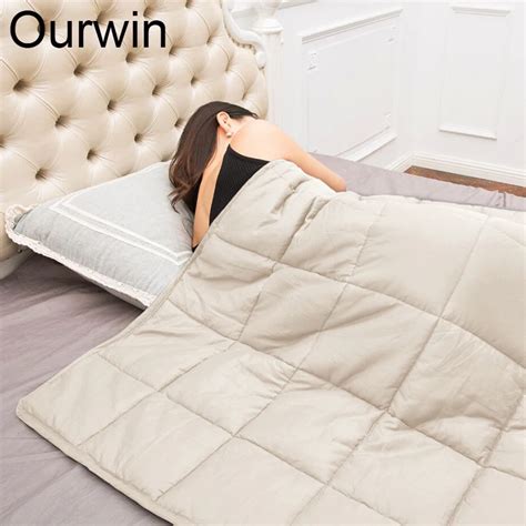 7KG Weighted Blanket For Adults With Anxiety Promote Deep Sleep Decompression 150x200CM Gravity ...