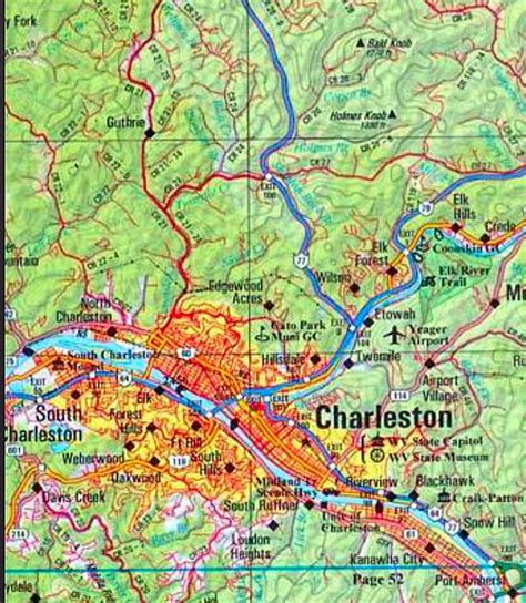 Charleston West Virginia Map | Virginia Map