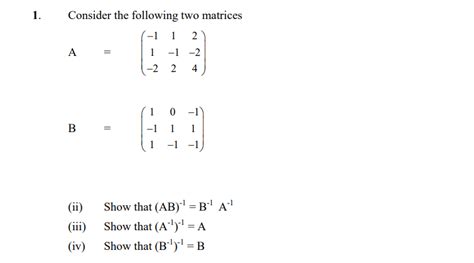 matrices - Show proofs for inverse of these singular matrix ...