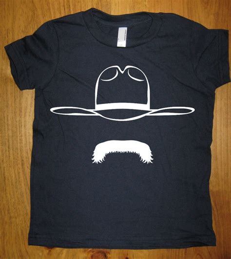 Mustache Shirt Mustache Cowboy T Shirt 8 Colors Available - Etsy