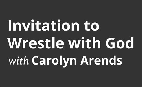 Invitation to Wrestle with God - The Practice Church