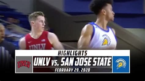 UNLV vs. San Jose State Basketball Highlights (2019-20) | Stadium - YouTube