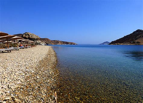 The 15 best beaches on Patmos in Greece.