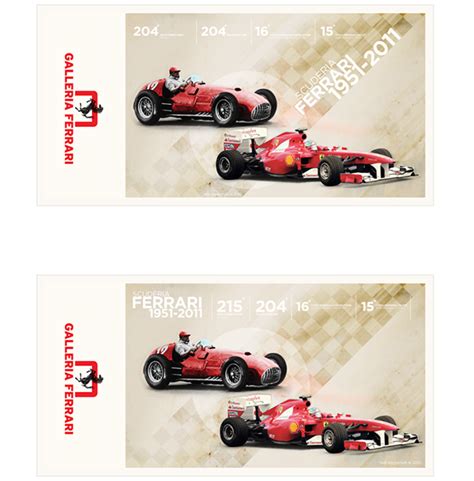 Museo Ferrari 2011- Entrance Tickets on Behance