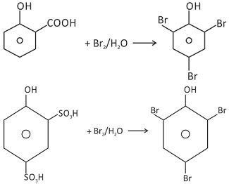 Bromination phenol | Bromination phenol in Water and non-polar solvent