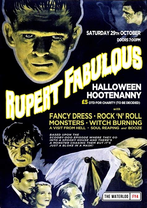 RUPERT FABULOUS HALLOWEEN HOOTENANNY | Waterloo Music Bar