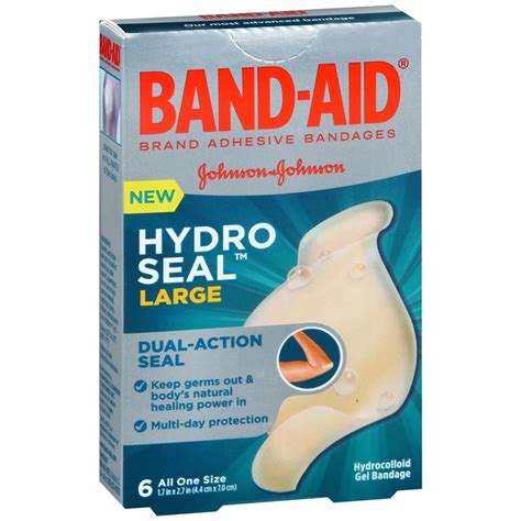 Band-Aid Hydro Seal Hydrocolloid Gel Bandages Large – 6 EA – Medcare | Wholesale company for ...