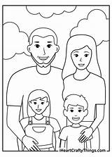 Happy Family Art Original And Fun Coloring Pages sketch template