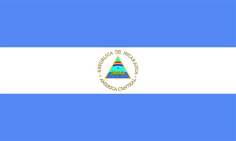 Bandera de Nicaragua - Historia