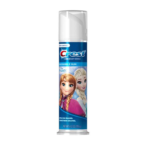 Crest Kid's Cavity Protection Toothpaste Pump featuring Disney's Frozen - Ingredients ...