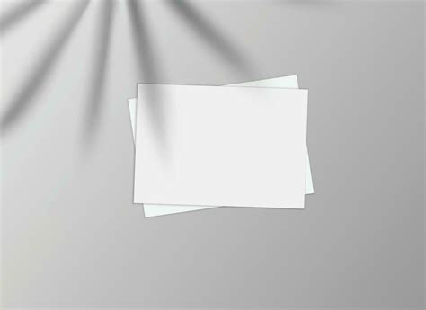 White blank paper sheet mockup 11491332 Vector Art at Vecteezy