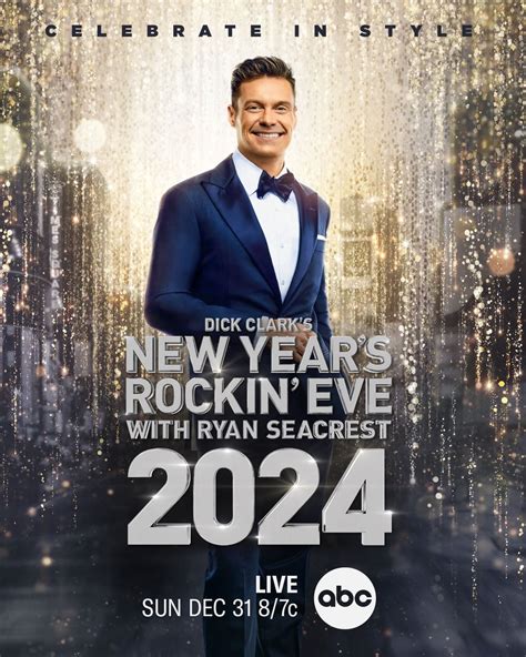 ‘Dick Clark’s New Year’s Rockin’ Eve with Ryan Seacrest 2024:′ Watch ...