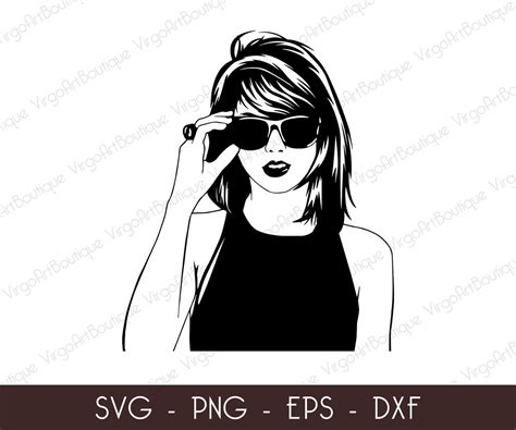 Taylor Swift Svg Png Eps Dxf Taylor Swift 1989 Silhouette C5A