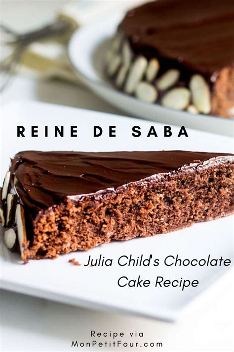 Reine de Saba (Queen of Sheba) Cake Recipe via Julia Child - Mon Petit Four | Recipe | Almond ...