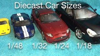 Diecast Car Scale Sizes