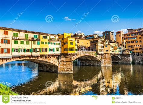 Ponte Vecchio at Sunset in Florence, Italy Stock Photo - Image of florence, arch: 43211220