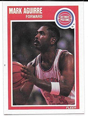 Mark Aguirre 1989-90 Fleer Detroit Pistons Card #44 at Amazon's Sports Collectibles Store