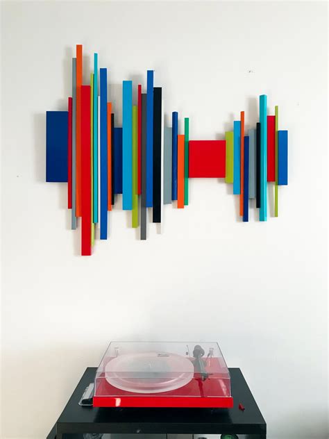 'SOUNDWAVE NO 18.03' | Wood Wall Decor | Wall Sculpture | Modern Wall ...