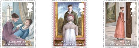 Jane Austen, Pride and Prejudice - new Great Britain stamps 21 February ...