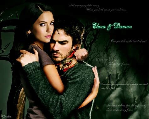 Elena & Damon - The Vampire Diaries Wallpaper (16023392) - Fanpop