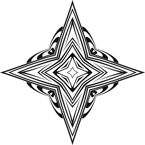 Art Deco Star - Openclipart