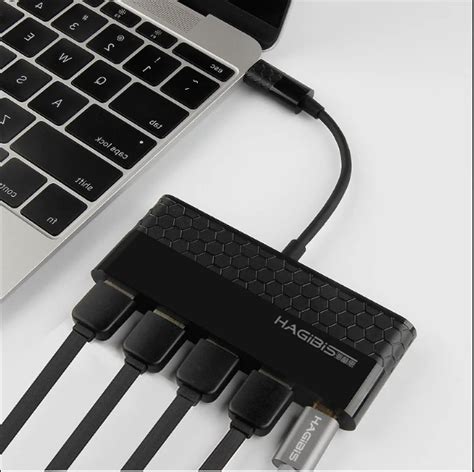 High Speed 3.0 USB Type C Hub USB C Hub with Charging Port Multiple USB ...