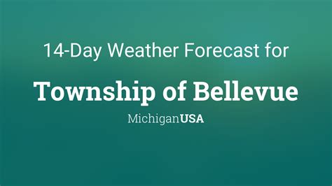 Township of Bellevue, Michigan, USA 14 day weather forecast