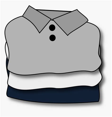 Folded Clothes Medium Image - Transparent Background Folded Clothes Clipart, HD Png Download ...