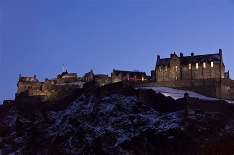 Edinburgh Castle in the Snow | David Hall | Flickr