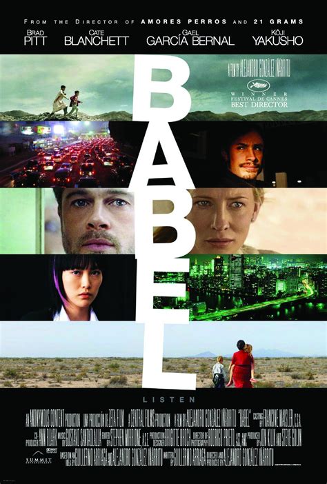 Babel (#1 of 5): Extra Large Movie Poster Image - IMP Awards