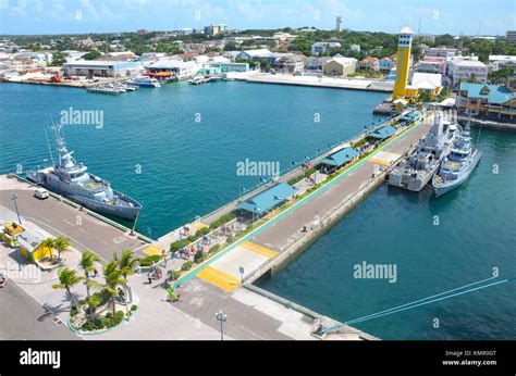 Cruise ships anchored in the Bahamas cruise port, Freeport, Bahamas Stock Photo - Alamy