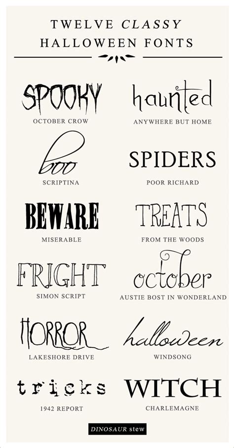 12 Free Halloween Fonts - No Tricks, All Treats | Halloween fonts, Free halloween fonts, Lettering