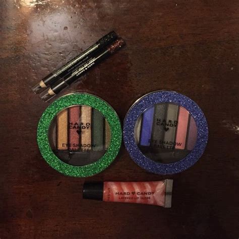 Hard Candy Makeup - 2 Duo Eyeshadow Palettes, Eyeliner Pencils, Lip Gloss