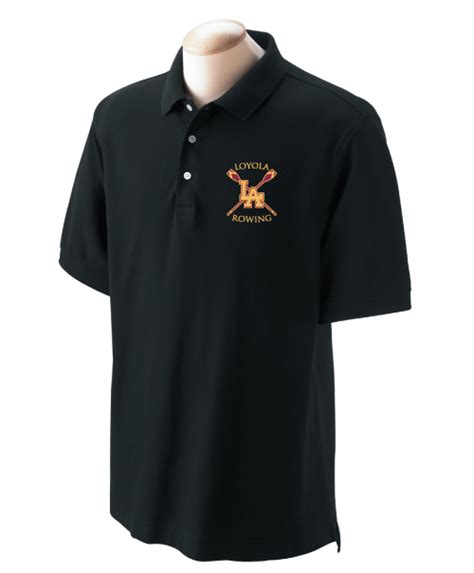 L) Boy's Loyola Academy Uniform Polo shirt Product Details // Loyola Academy Rowing // SP Custom ...