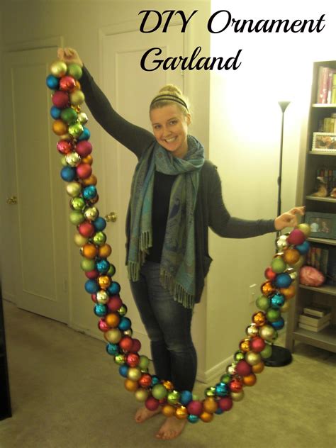 Upside Down Grace: DIY Holiday Ornament Garland