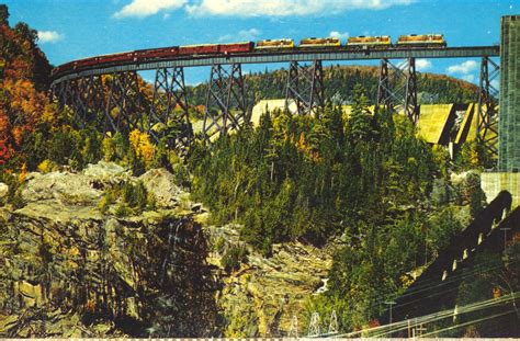 Montreal River Trestle, Algoma Central Railway, Sault Ste. Marie ...