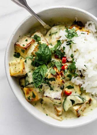 Thai Green Curry Tofu - Choosing Chia