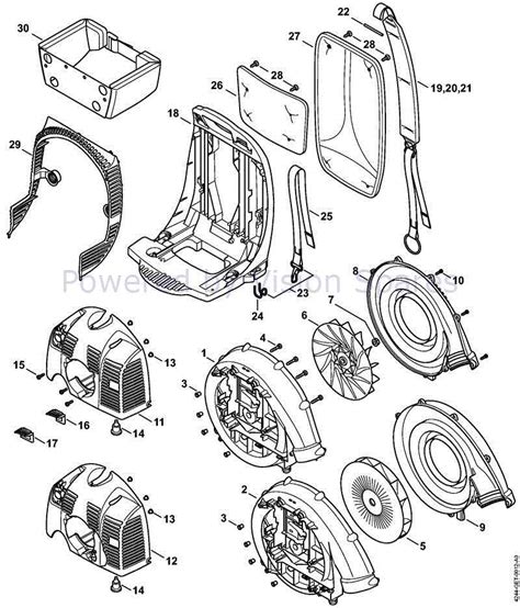 Stihl br 500 parts diagram