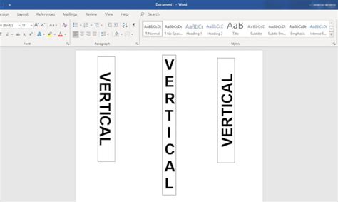 How to Instantly Create Vertical Text in Microsoft Word